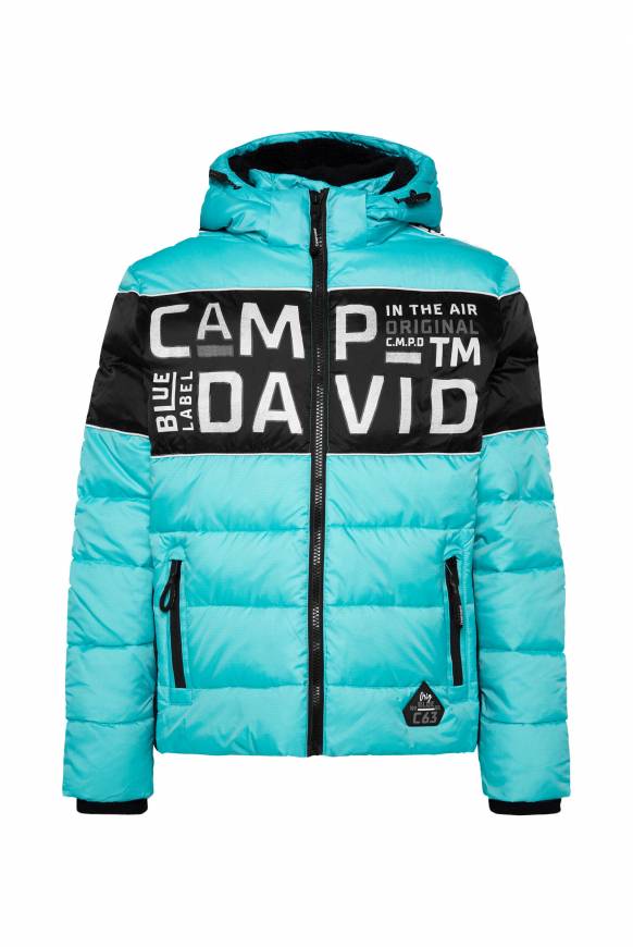 Soccx Winterjacke mit Colour-Blocking und Logo-Design new aqua 50% Rabatt für begrenzte Zeit