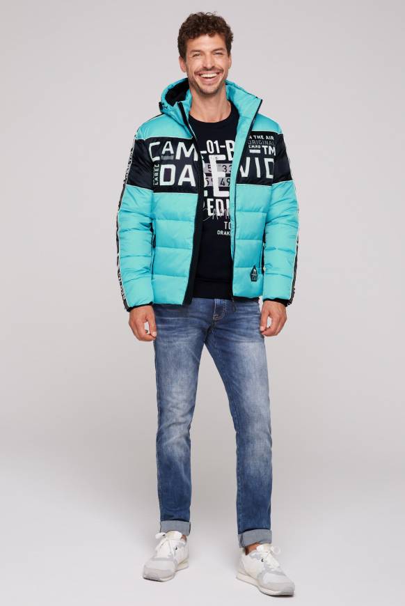 Soccx Winterjacke mit Colour-Blocking und Logo-Design new aqua 50% Rabatt für begrenzte Zeit