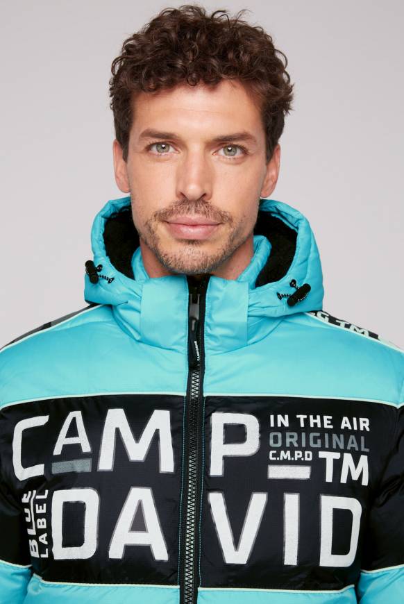 Soccx Winterjacke mit Colour-Blocking und Logo-Design new aqua 50% Rabatt für begrenzte Zeit