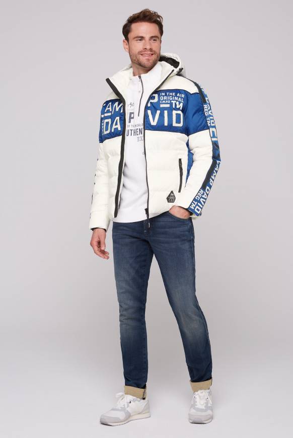 Soccx Winterjacke mit Colour-Blocking und Logo-Design kitt 2025