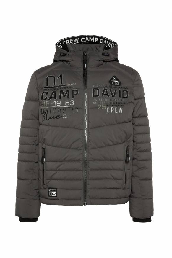 Soccx Winterjacke mit Kapuze im Ski-Design dark anthra Online