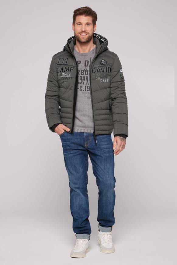 Soccx Winterjacke mit Kapuze im Ski-Design dark anthra Online