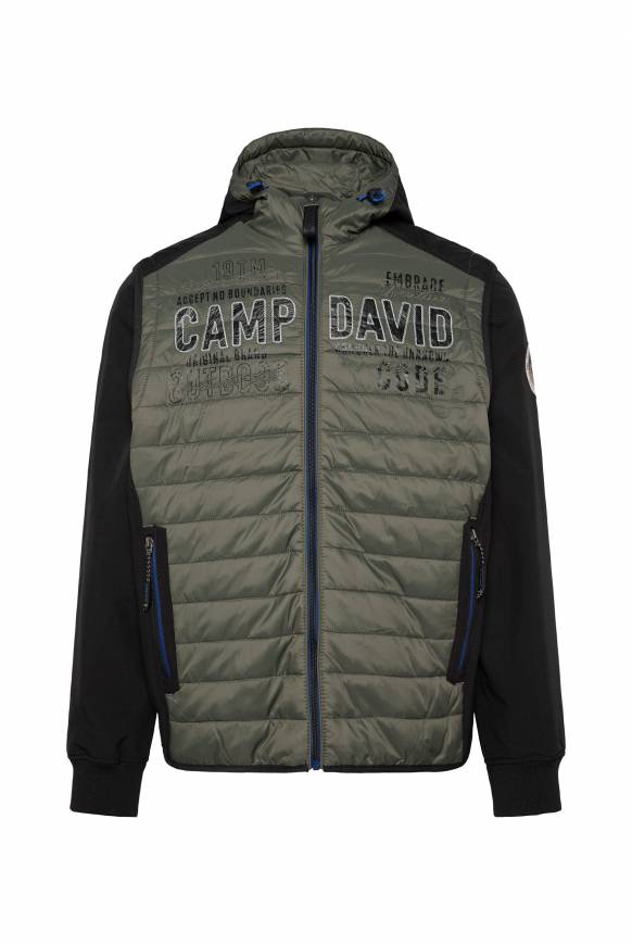 Soccx 2-in-1 Softshelljacke mit abtrennbaren Ärmeln forest khaki / black Limitierter Zeitrabatt