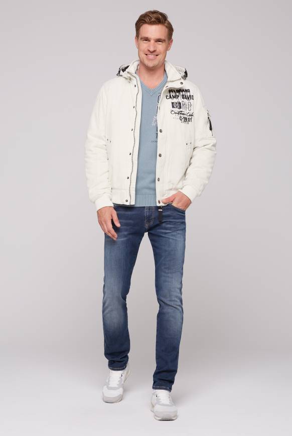 Soccx Winterblouson mit abtrennbarer Kapuze und Artworks kitt Fabrikpreis