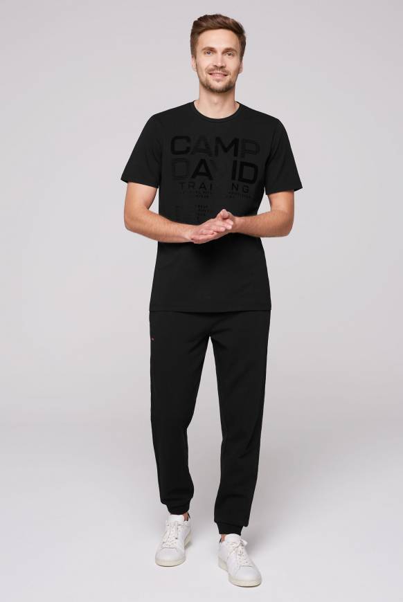 Soccx Sport-T-Shirt mit Artworks black Bestseller
