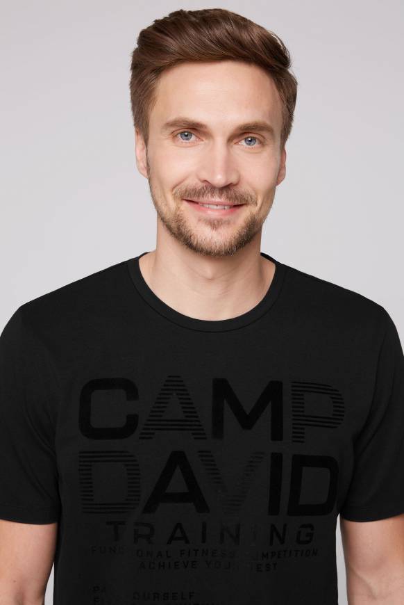 Soccx Sport-T-Shirt mit Artworks black Bestseller