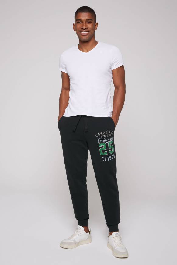 Soccx Jogginghose mit Retro-Artwork black Sonderangebot