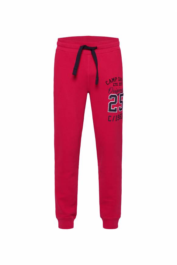 Soccx Jogginghose mit Retro-Artwork royal red Rabatt