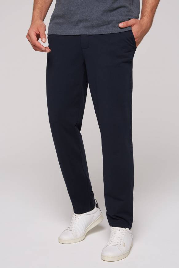 Soccx Chinohose mit Jogger-Details blue navy Versandkostenfrei