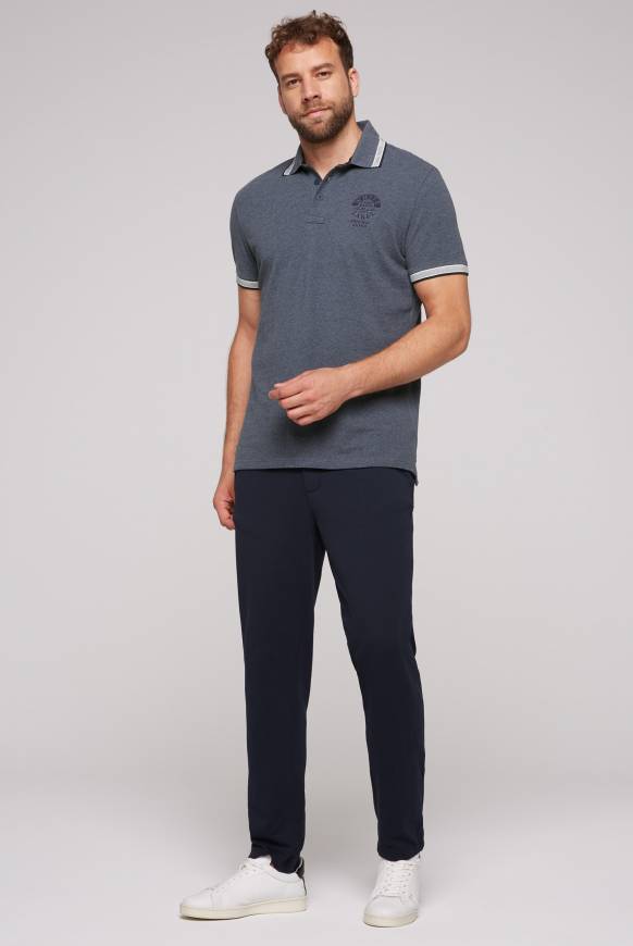 Soccx Chinohose mit Jogger-Details blue navy Versandkostenfrei