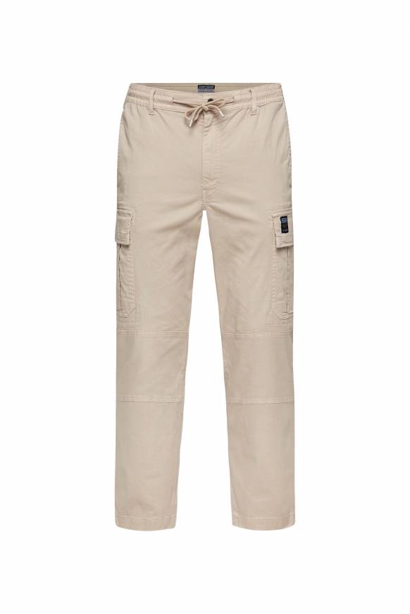 Soccx Cargohose mit Klappentaschen neutral beige Exklusivangebot
