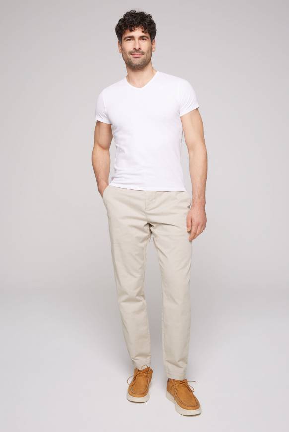 Soccx Hose mit Gummizug-Details cappuccino Cyber Monday