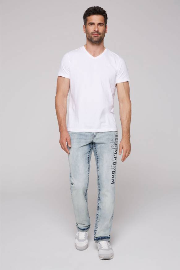 Soccx Jeans NI:CO Regular Fit mid blue printed Jubiläumsangebot
