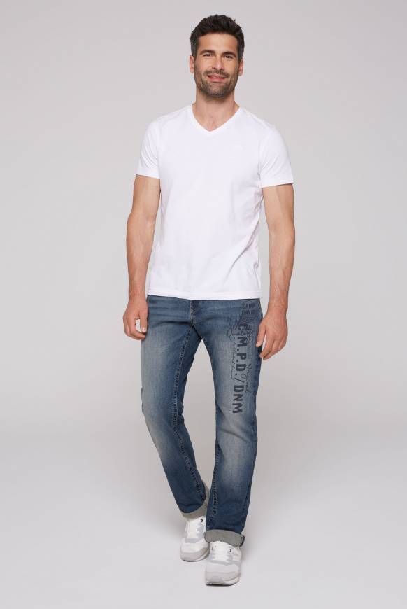 Soccx Jeans NI:CO Regular Fit dark blue printed Heißer Verkauf