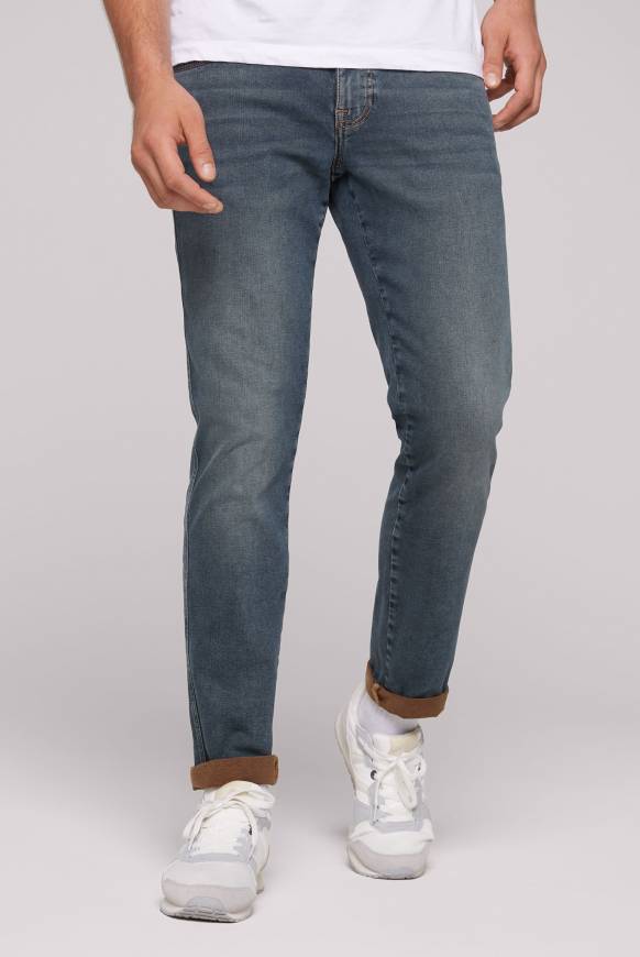 Soccx Jeans DA:VD Regular Fit blue brown VIP-Rabatte