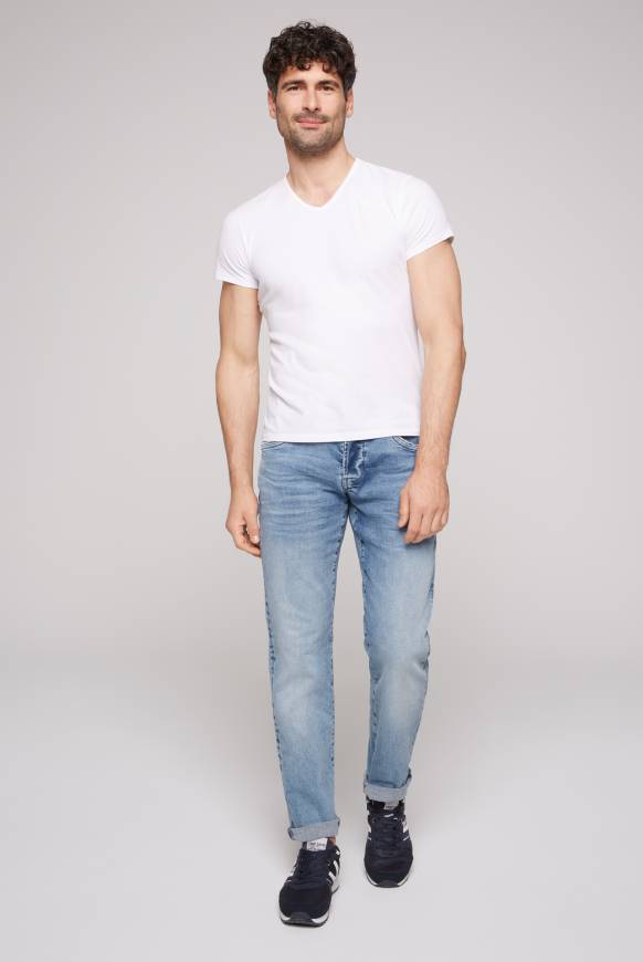 Soccx Jeans RO:BI Slim Fit light vintage Begrenzte Freigabe