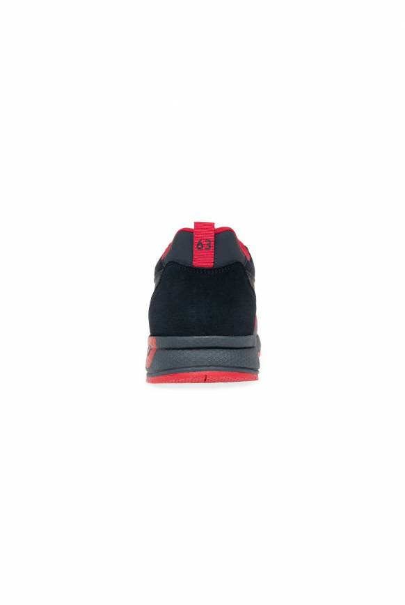 Soccx Power Sneaker im Materialmix mit XL-Logo navy / red JETZT KAUFEN