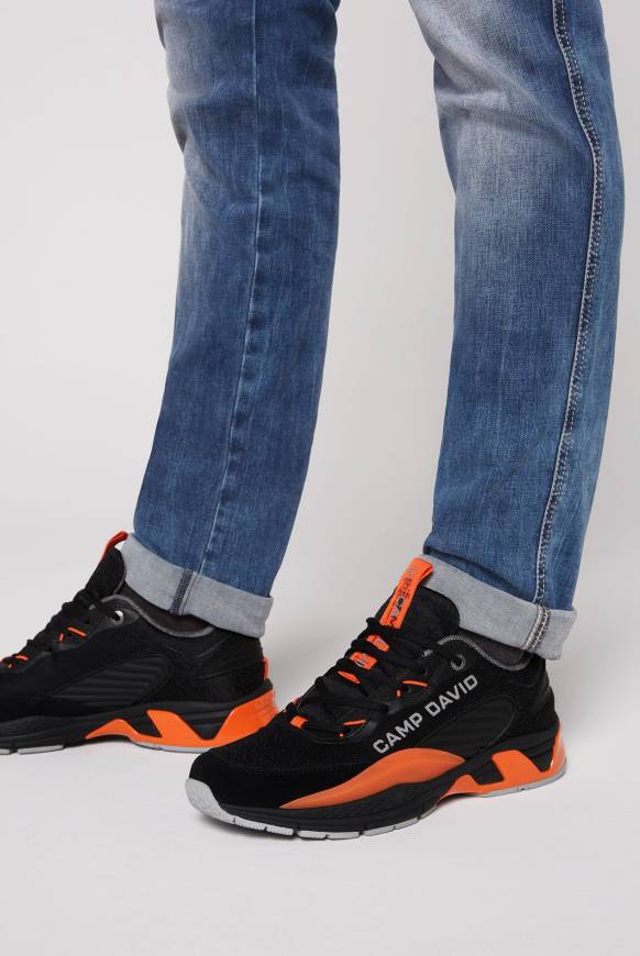 Soccx Premium Sneaker im Knit-Design mit 3D-Rubber-Elementen black Neueste Stile