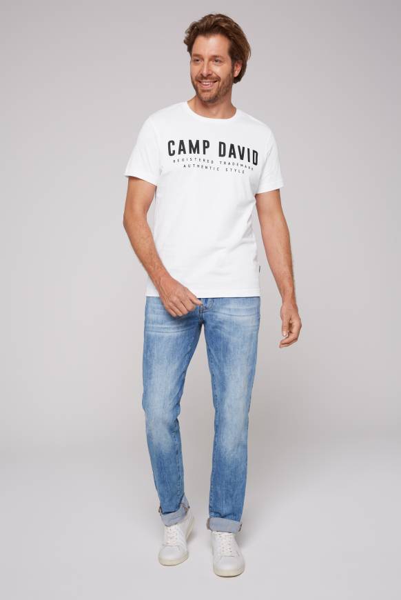 Soccx Basic Logo T-Shirt opticwhite 50% Rabatt mit kostenlosem Versand