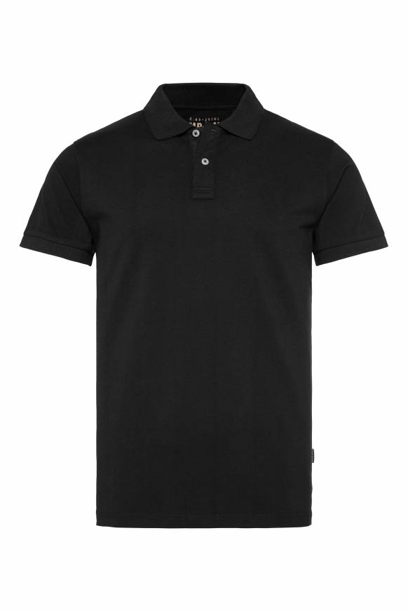 Soccx Basic Pikee-Polo mit Trikotkragen black Outlet