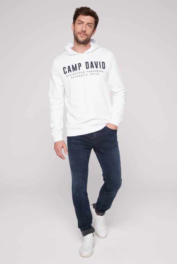 Soccx Basic Hoodie mit Logo Print opticwhite Angebote