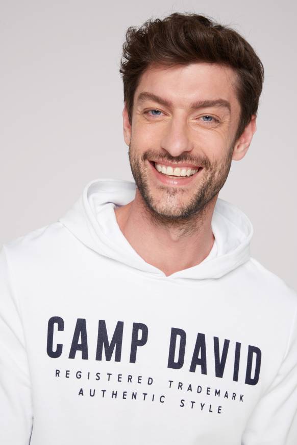 Soccx Basic Hoodie mit Logo Print opticwhite Angebote
