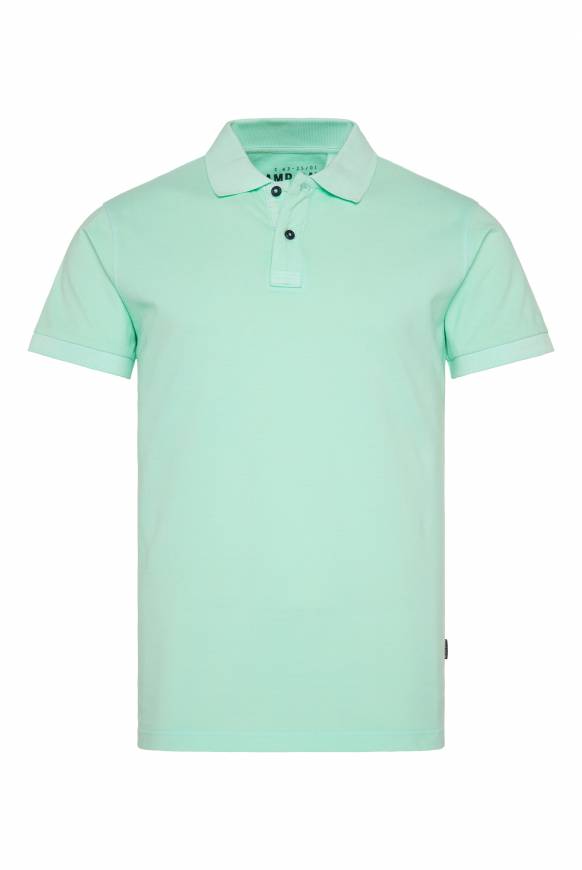 Soccx Basic Pikee-Polo mit Trikotkragen sun aqua Schlussverkauf