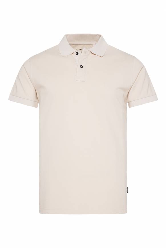Soccx Basic Pikee-Polo mit Trikotkragen light cappuccino Günstiger Verkauf