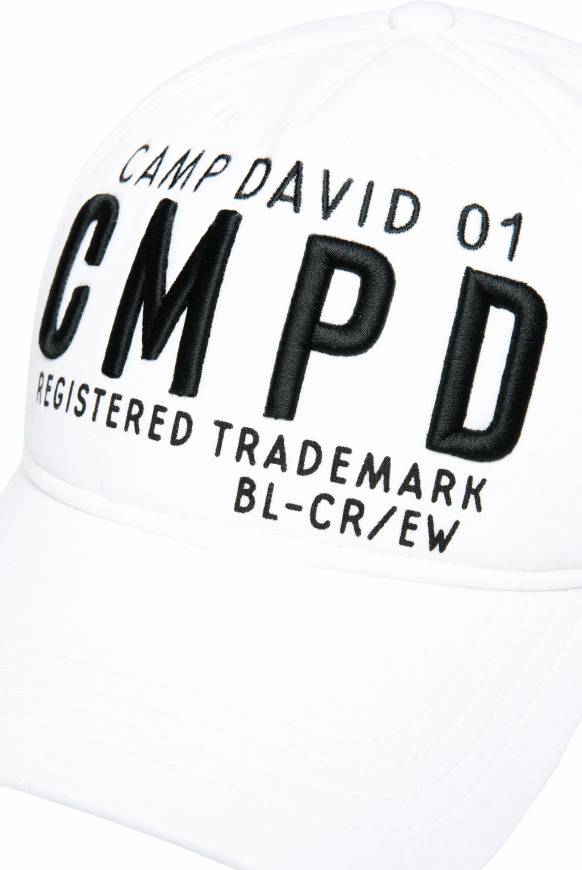 Soccx Base Cap mit 3D-Stickerei opticwhite Super Sparpreis
