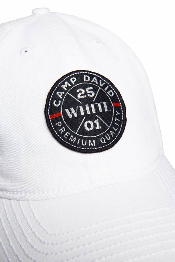 Soccx Base Cap mit Label Patch opticwhite Clearance-Verkauf