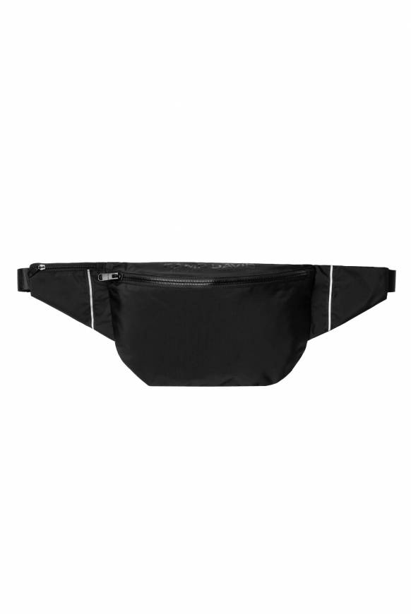 Soccx Große Gürteltasche mit Logo Print black Kostenloser Versand international