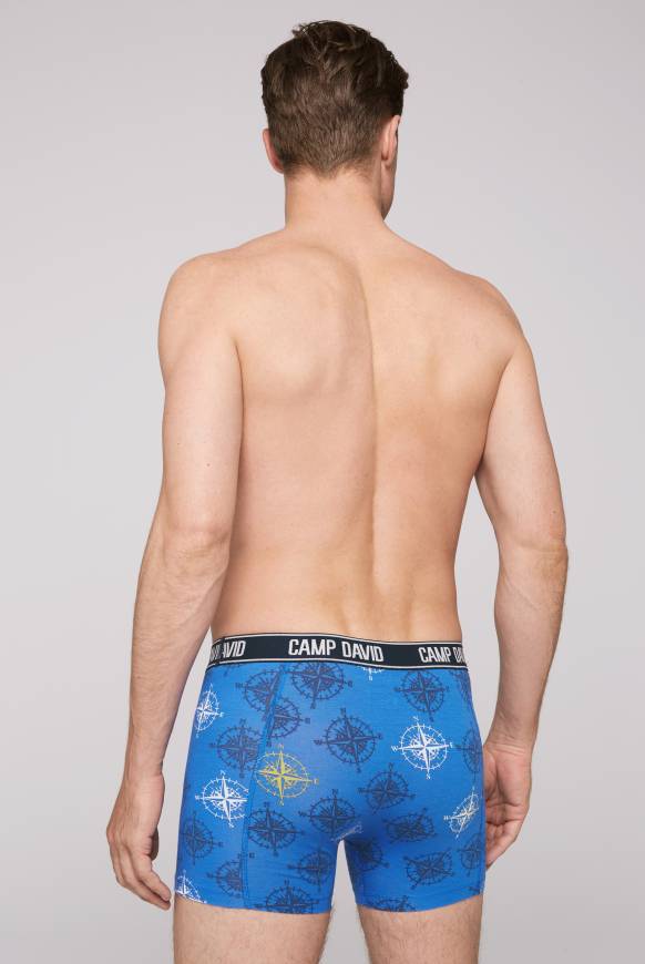 Soccx Boxershorts mit All Over Print, 2er-Pack electric blue / red Flash Sale