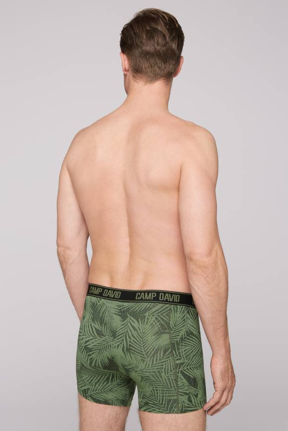 Soccx Boxershorts mit All Over Print, 2er-Pack khaki / sky blue Exklusivangebot