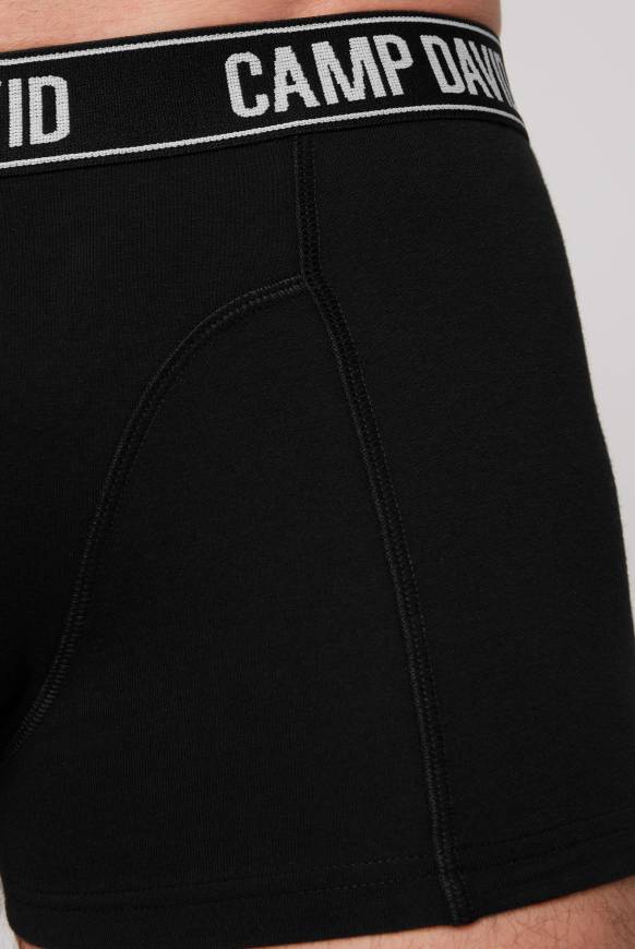 Soccx Boxershorts mit Logo-Bund, 2er-Pack black / black Saisonschlussverkauf