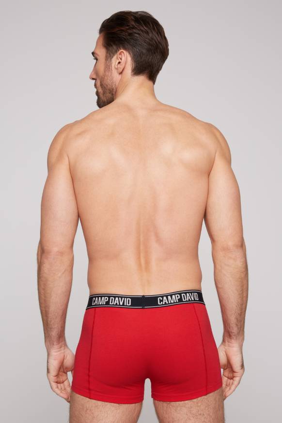 Soccx Boxershorts mit Logo-Bund, 2er-Pack red / navy Black Friday