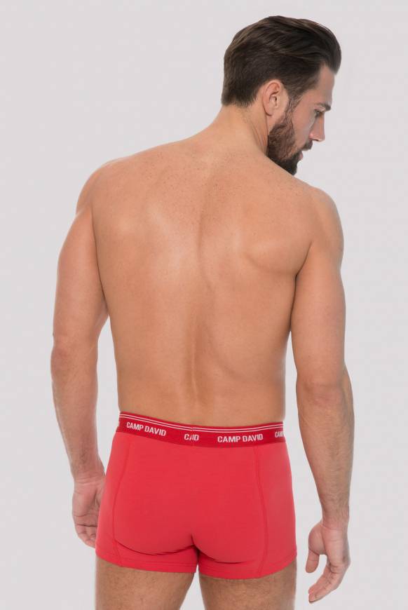 Soccx Boxershorts mit Logo-Bund lobster red Osterangebot