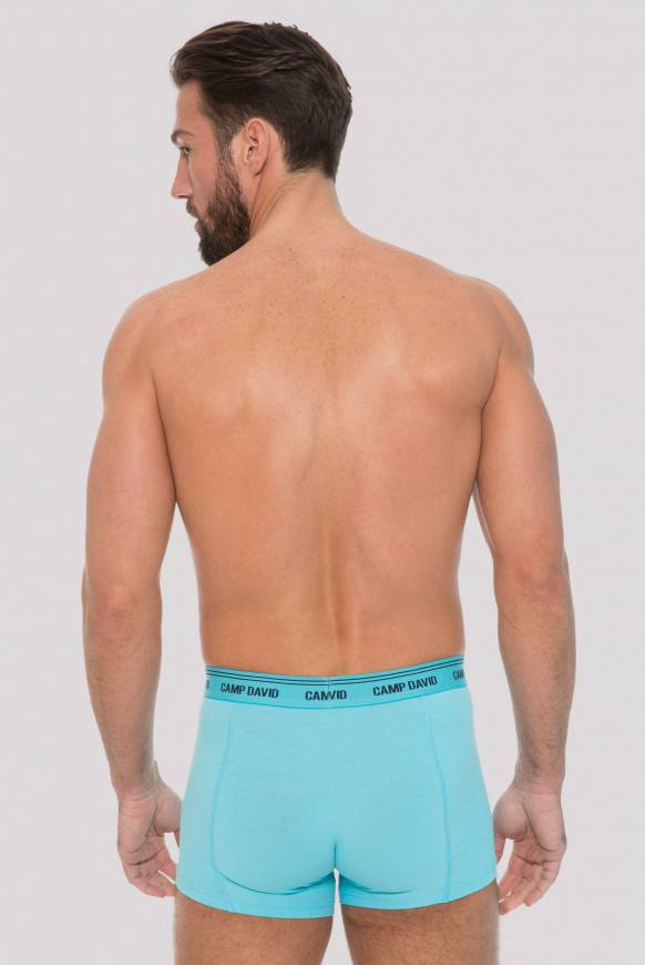 Soccx Boxershorts mit Logo-Bund aqua Vatertagsangebot