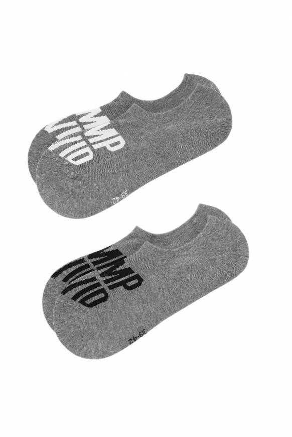 Soccx Sneakersocken Low im Doppelpack grey melange Sonderangebote