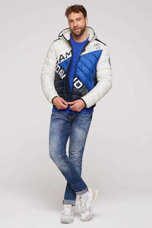 Soccx Steppjacke mit Colour-Blocking und Rücken-Print kitt Bis zu 50% Rabatt
