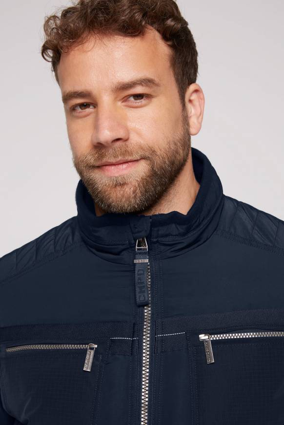 Soccx Winterjacke im Biker-Design blue navy Bis zu 65% Rabatt