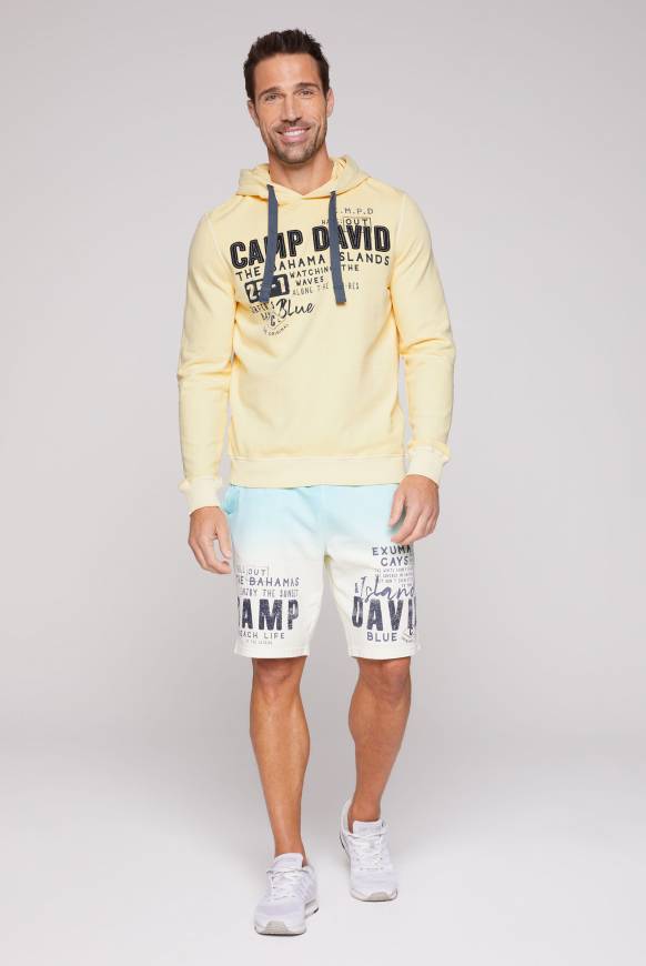 Soccx Hoodie mit Logo Artwork banana sun Online