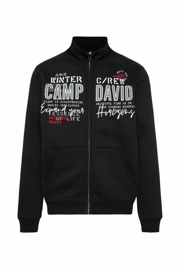 Soccx Sweatjacke mit Logo Artwork black Auslauf