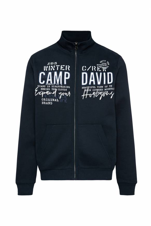 Soccx Sweatjacke mit Logo Artwork blue navy Verkauf