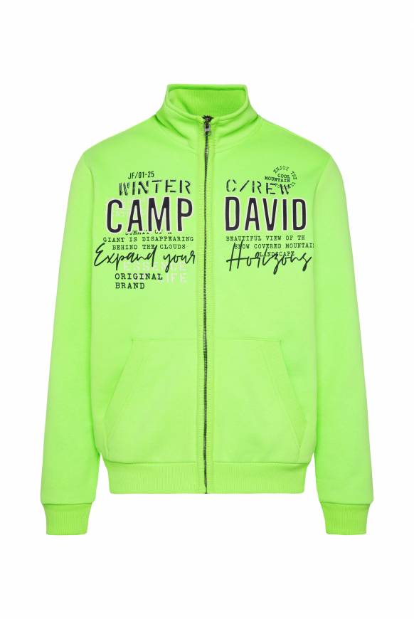 Soccx Sweatjacke mit Logo Artwork neon green Angebote