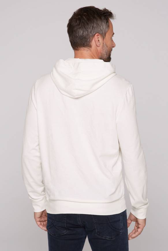 Soccx Hoodie mit Spray-Effekt-Artwork ivory Fabrik Onlineshop