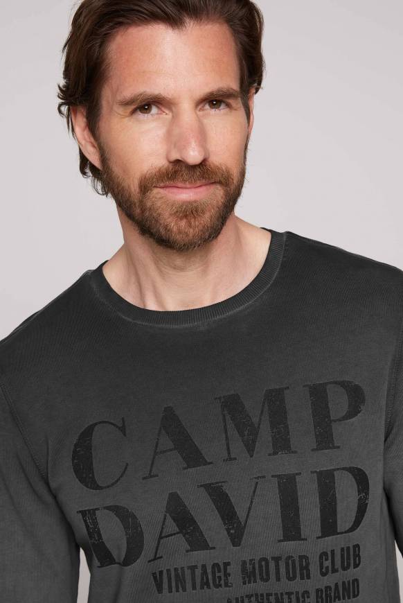Soccx Sweatshirt mit Vintage Print black Günstig kaufen