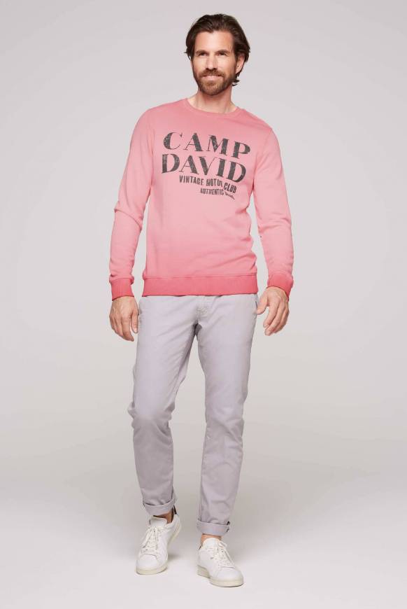 Soccx Sweatshirt mit Vintage Print sunrise Großer Ausverkauf