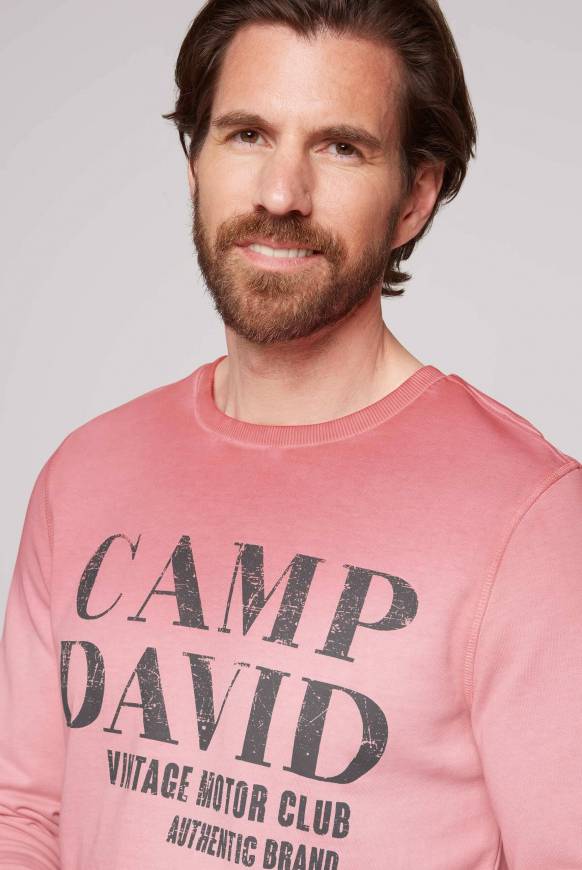 Soccx Sweatshirt mit Vintage Print sunrise Großer Ausverkauf