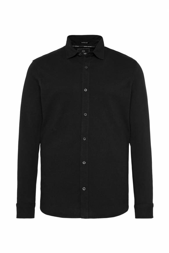 Soccx Oxford Langarmhemd black Valentinstagsangebot