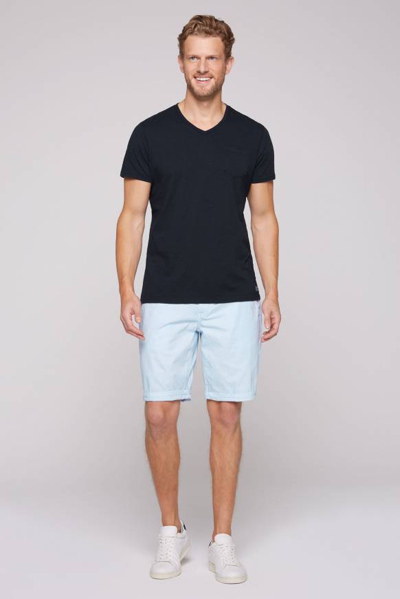 Soccx T-Shirt V-Neck mit Brusttasche blue navy Kauf eins, bekomm eins gratis